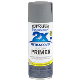 12 OZ Painter's Touch 2X Ultra Cover Primer Spray Paint - Gray Primer