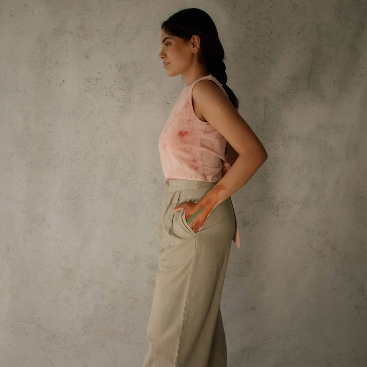 Blush | Tie-Back Top