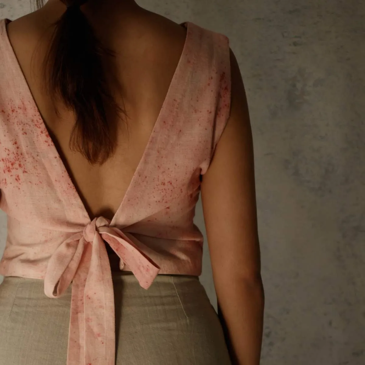 Blush | Tie-Back Top
