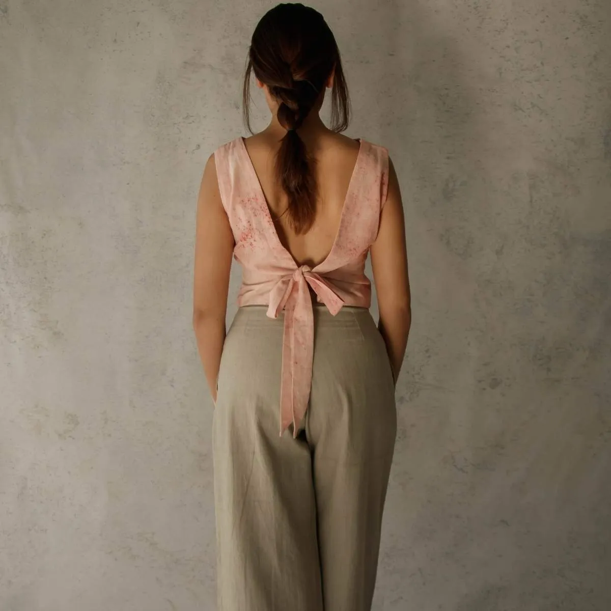 Blush | Tie-Back Top