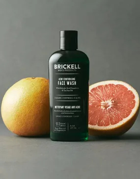 Brickell Men's Products - Acne Controlling Face Wash for Men, 177ml