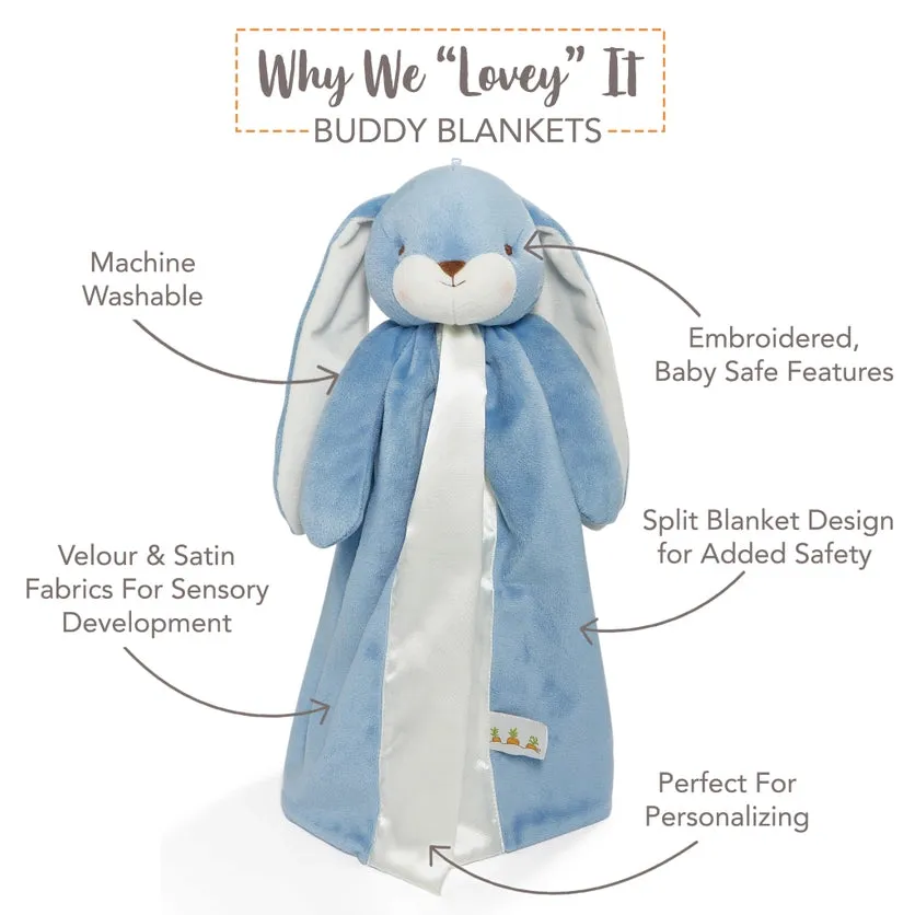 Bunnies By The Bay Nibble Bunny Buddy Blanket