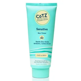 CoTZ Sensitive - Non-Tinted Sunscreen - SPF 40  (3.5oz)