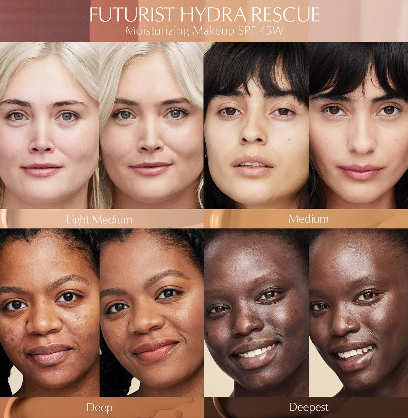 Estée Lauder Futurist Hydra Rescue Moisturizing Foundation SPF 45, 1.2 oz