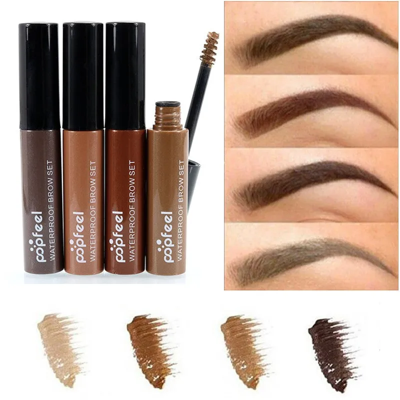 Eye Brow Gel Coffee Black Brown Paint Eyebrows Gel Waterproof