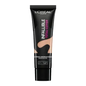 L'Oreal Infallible Total Cover Foundation 35.0g 21 GOLDEN SAND