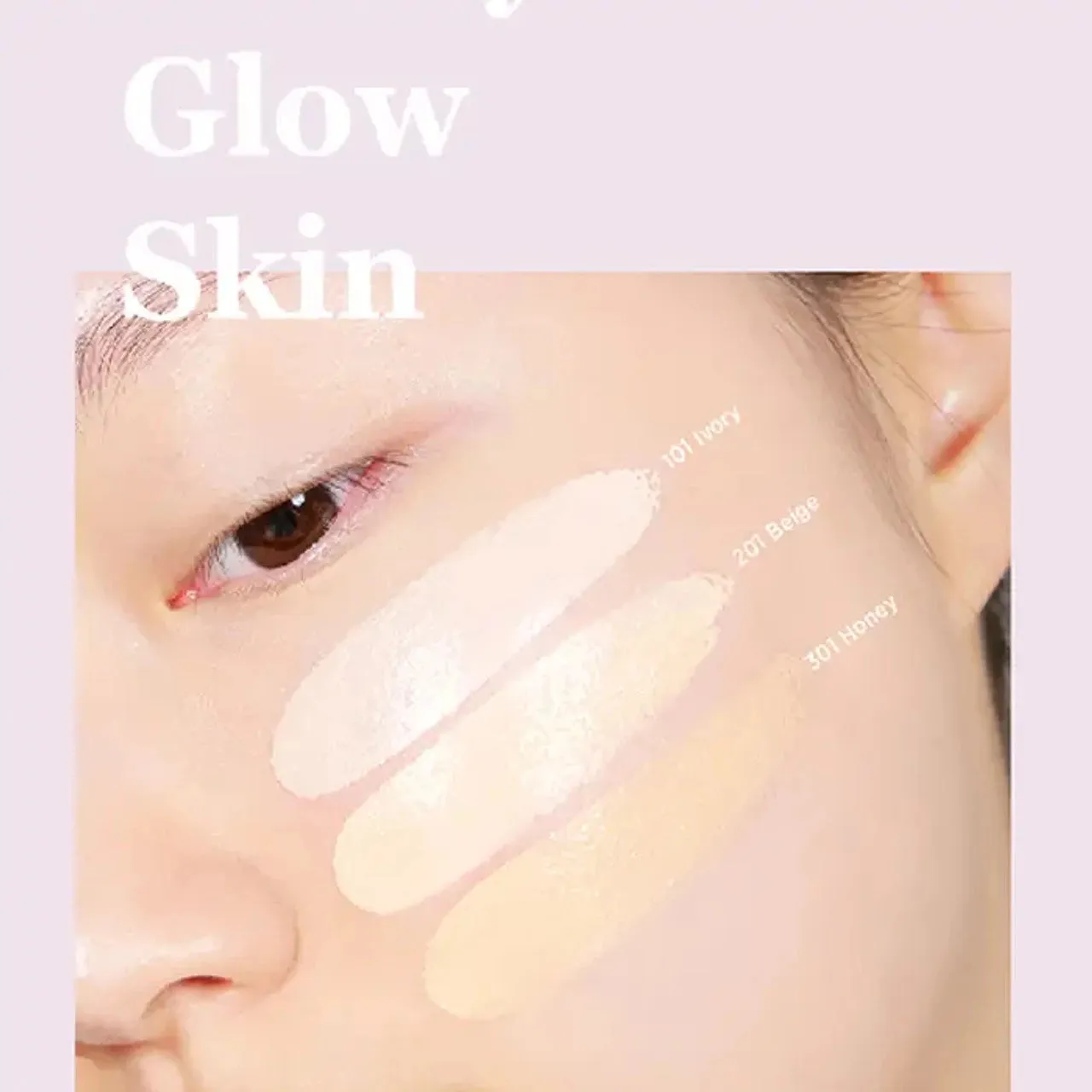 Moonshot Micro Glassyfit Cushion SPF50  PA**** 201 Beige 15g