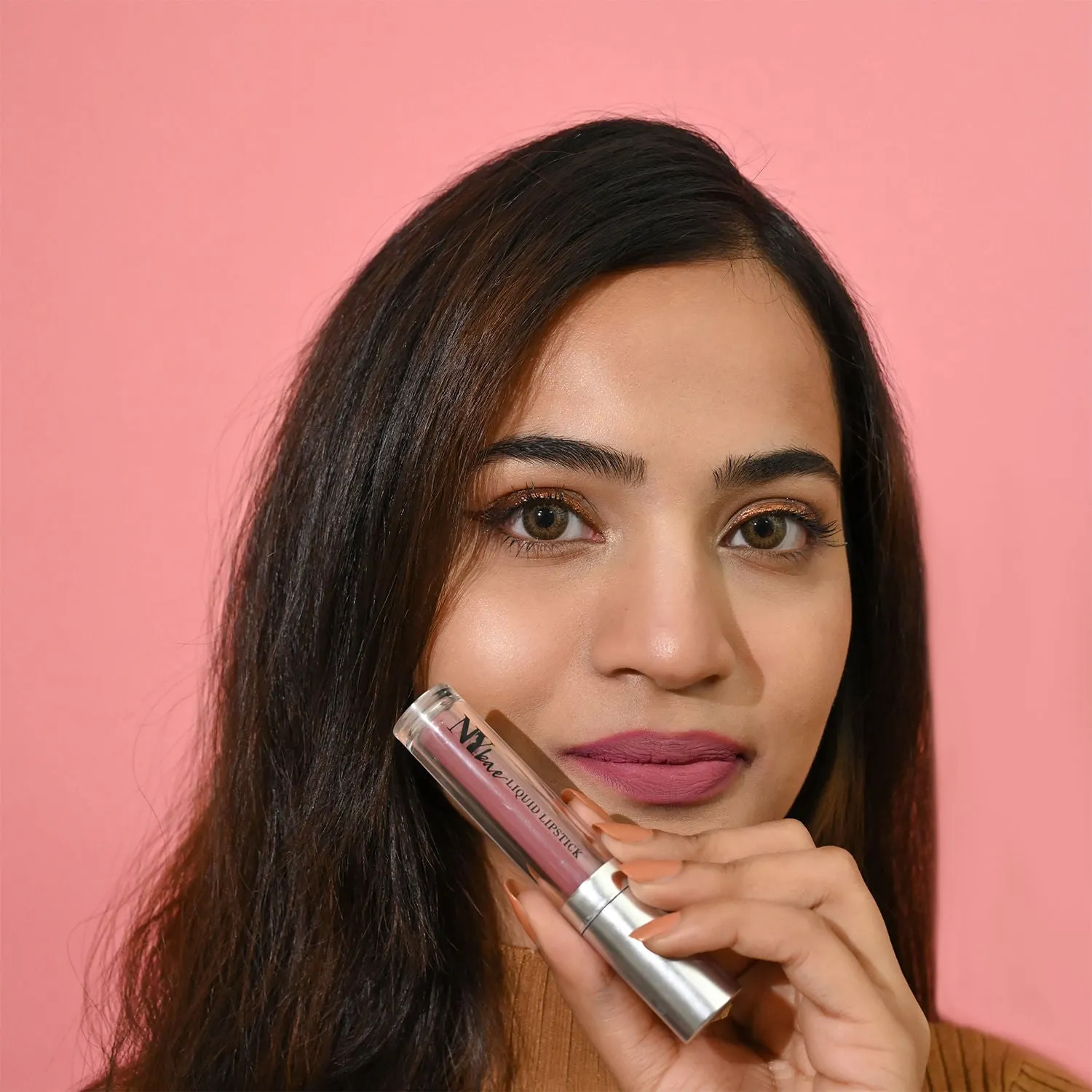 NY Bae Confessions of a Lip-a-holic Liquid Lipstick | Primer   Matte | Nude Brown | Long Lasting- Ladies Night 6 (4.5 ml)