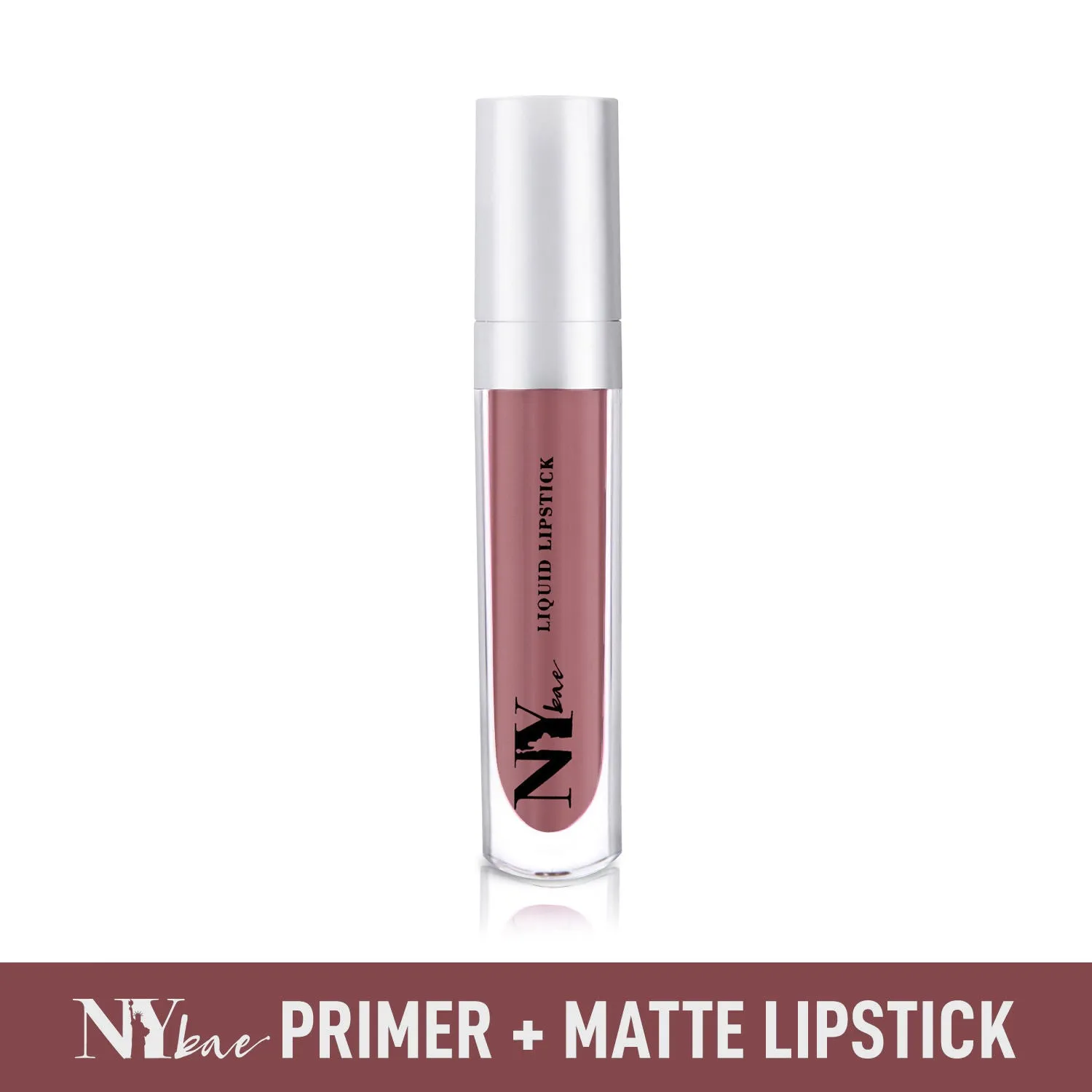 NY Bae Confessions of a Lip-a-holic Liquid Lipstick | Primer   Matte | Nude Brown | Long Lasting- Ladies Night 6 (4.5 ml)