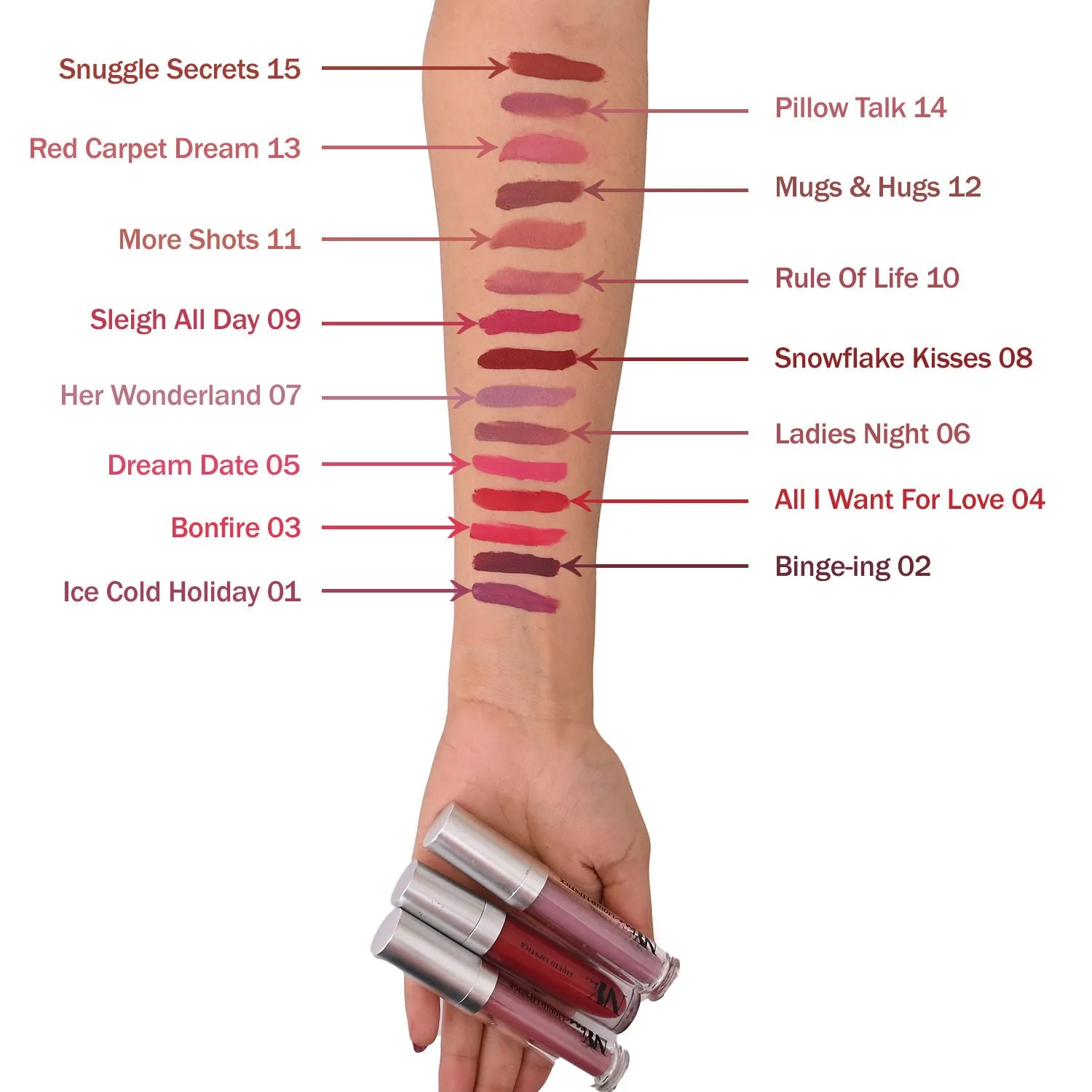 NY Bae Confessions of a Lip-a-holic Liquid Lipstick | Primer   Matte | Nude Brown | Long Lasting- Ladies Night 6 (4.5 ml)