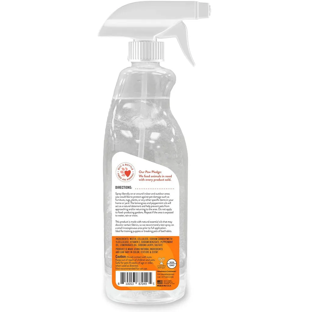 Skout's Honor Stay Off Deterrent Spray with Lemongrass & Peppermint Oil, 28-oz