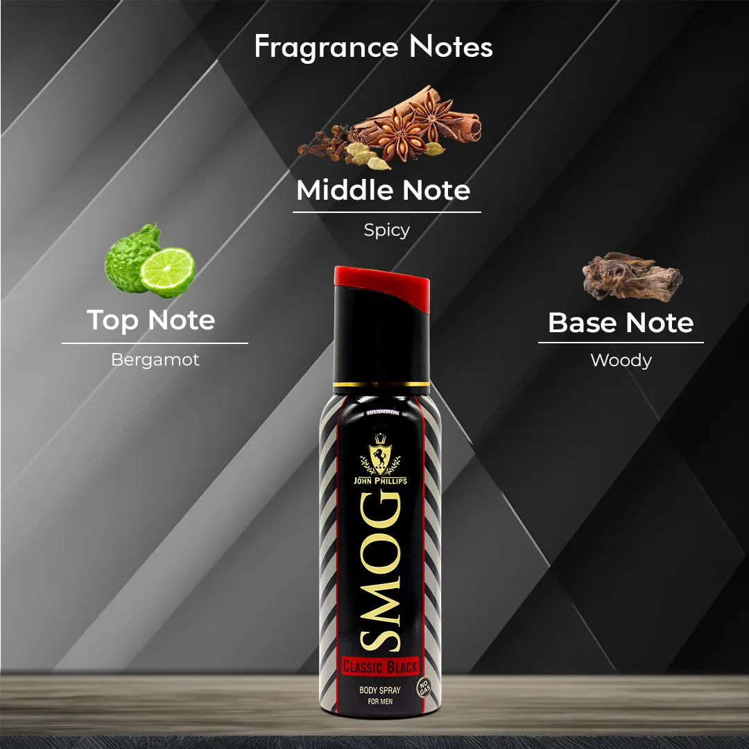 Smog Deo Set X 3 | Men Body Deodorant - 120ml x 3