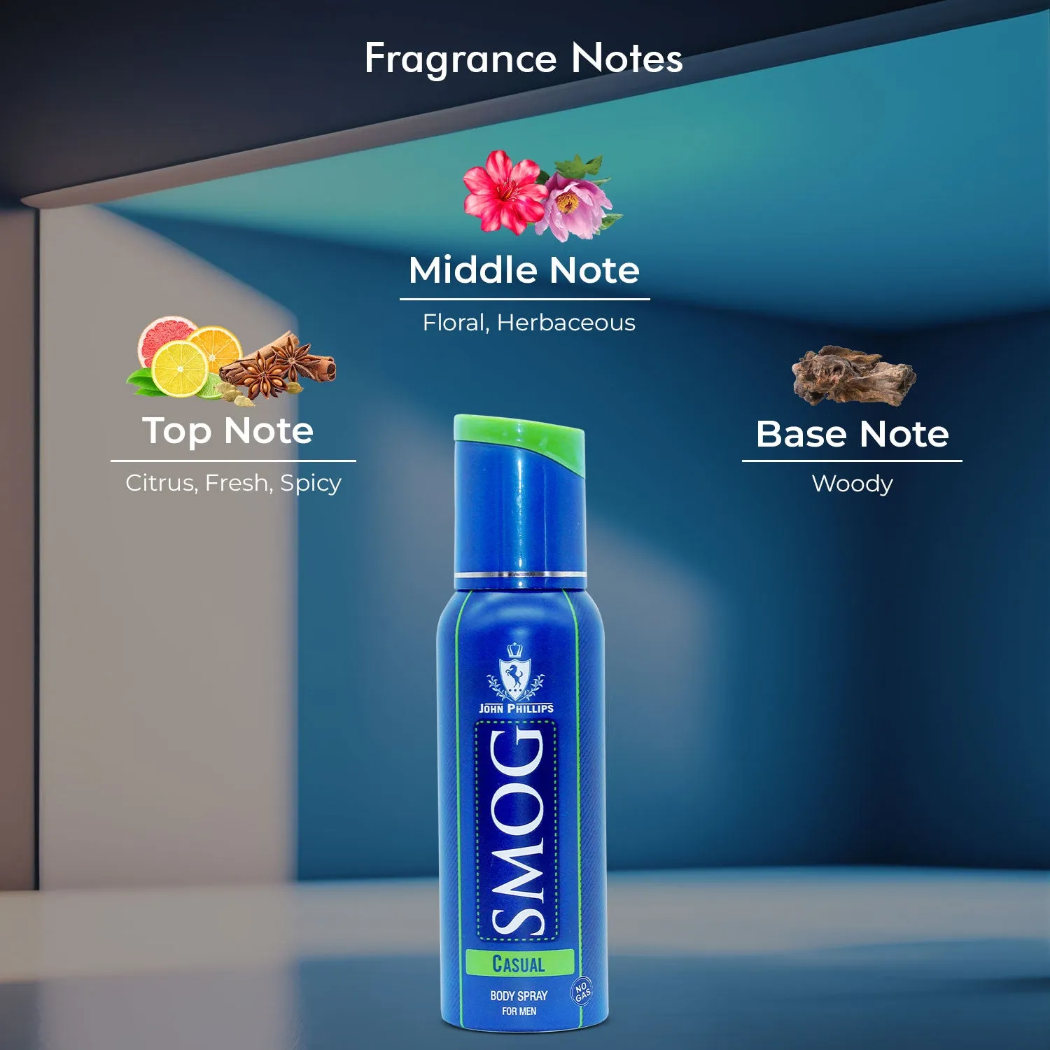 Smog Deo Set X 3 | Men Body Deodorant - 120ml x 3