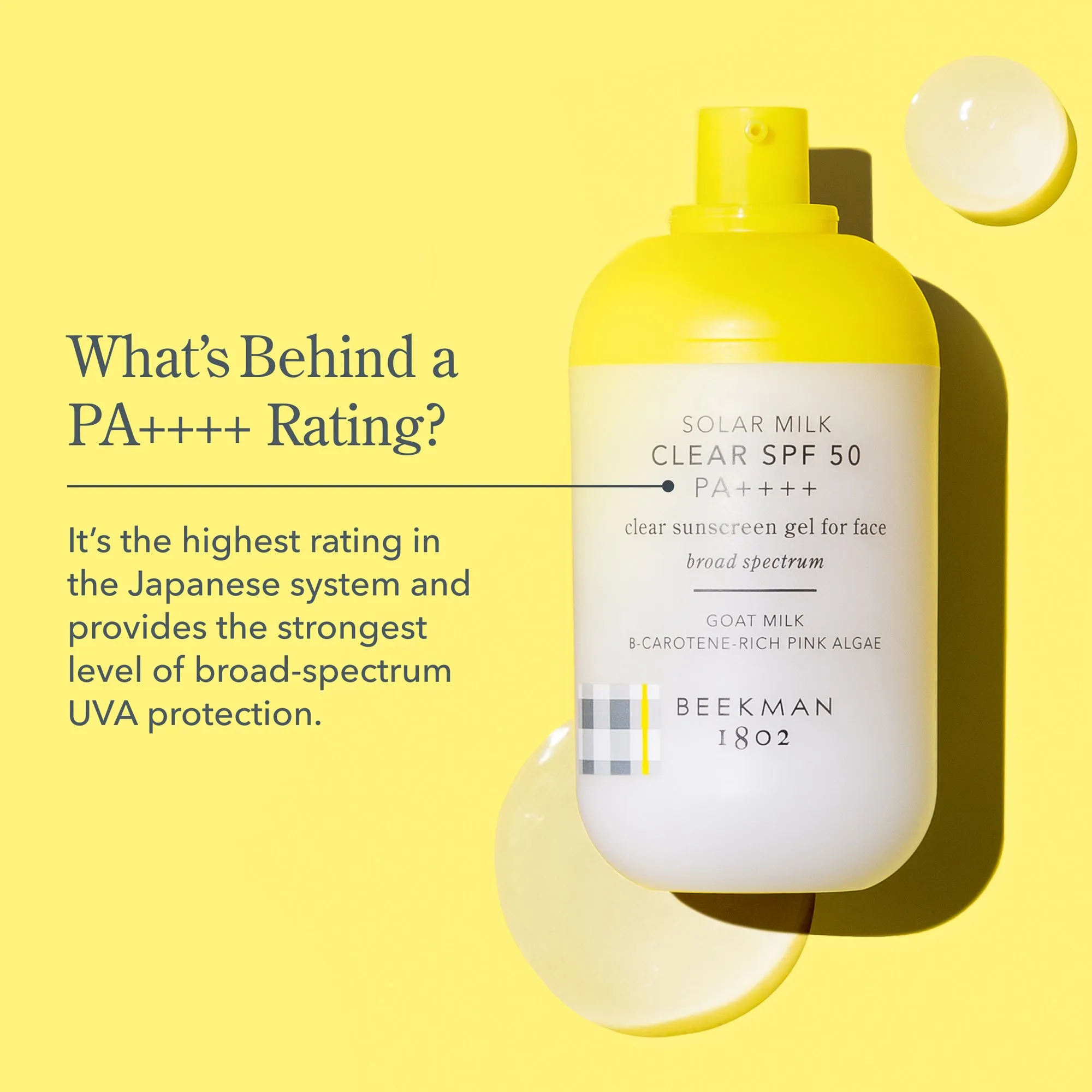 Solar Milk Clear SPF 50 Sunscreen Gel for Face