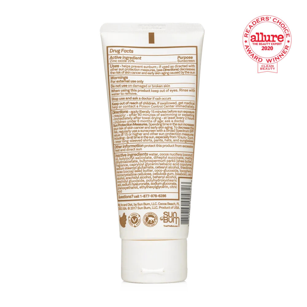 SUN BUM SPF 50 Mineral Sunscreen Lotion 3.0 Ounce