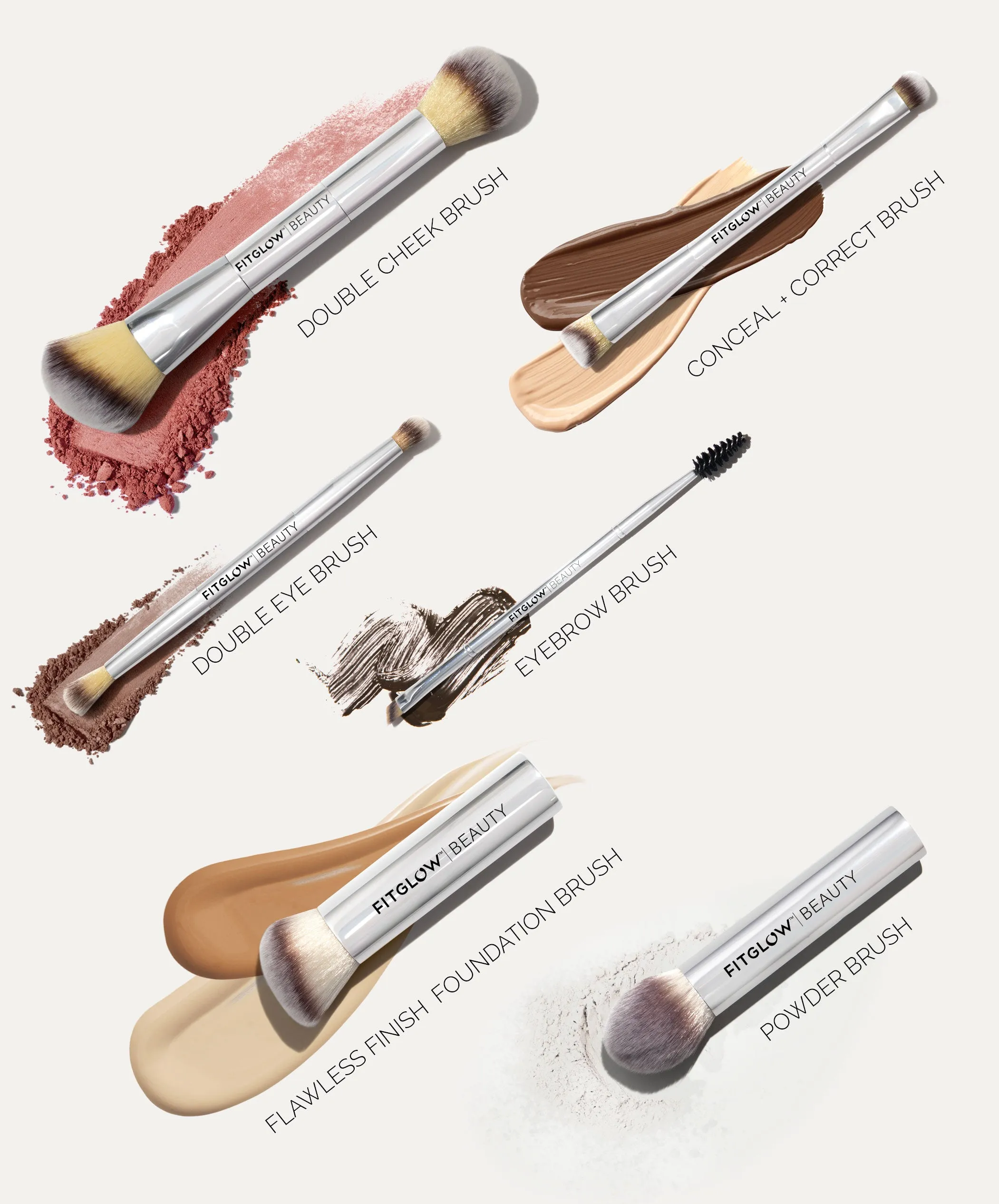 Vegan Teddy Double Cheek Brush