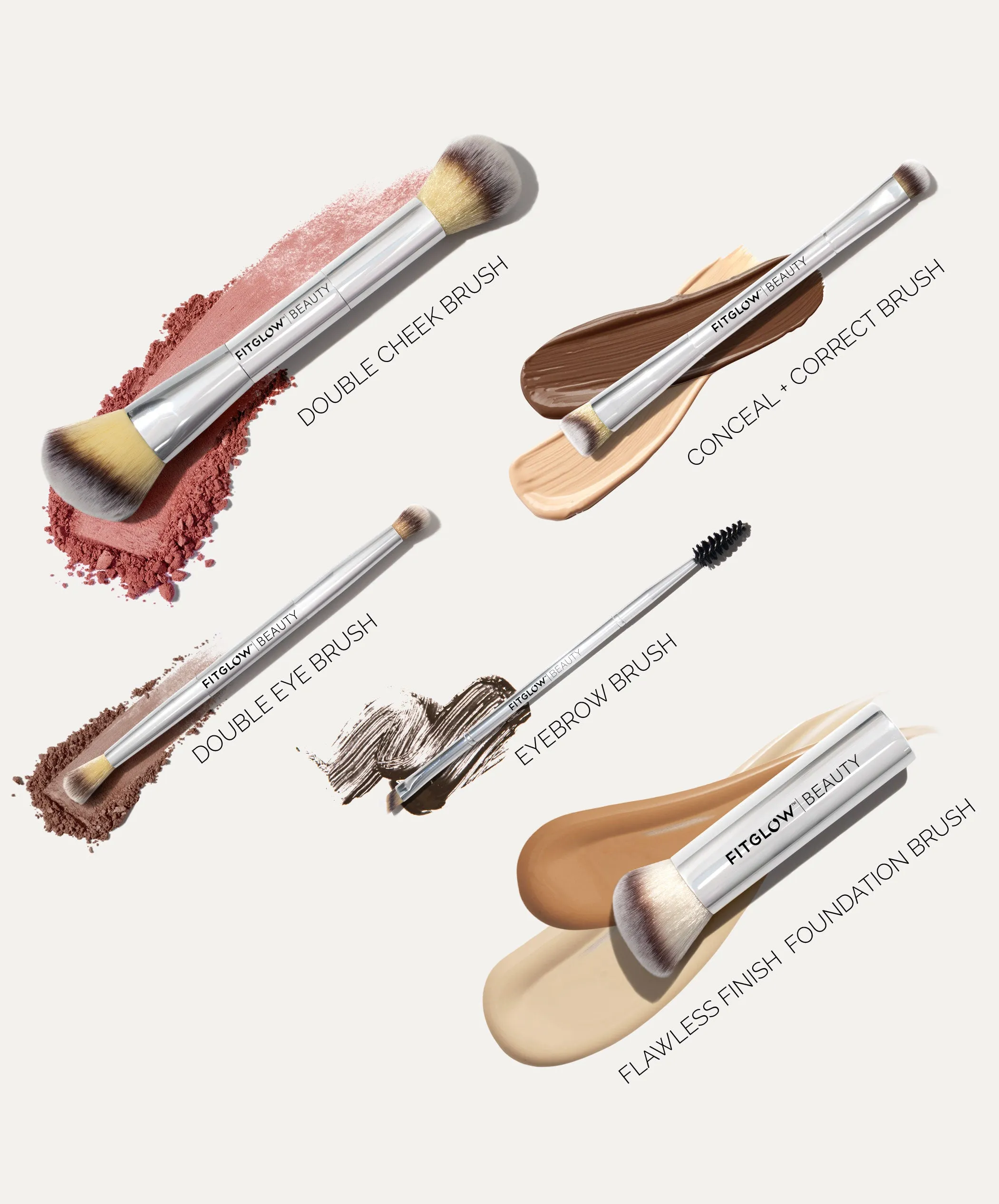 Vegan Teddy Double Cheek Brush